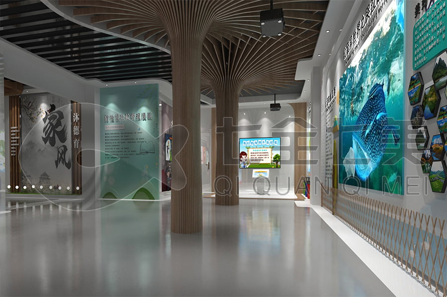 普法館，普法宣傳展廳解決方案公司，法院法制教育展館設計圖片