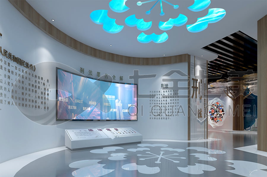 法制宣傳基地，普法教育館設(shè)計(jì)平面圖，法院法治館設(shè)計(jì)布局公司